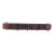 Antique Hand Carved Wooden Textile Stamp Mold Converted to Key Hook Rack. For Sale