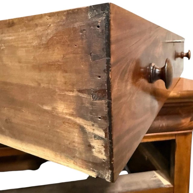 American Empire Tigerleaf Maple Chest of Drawers For Sale - Image 9 of 11
