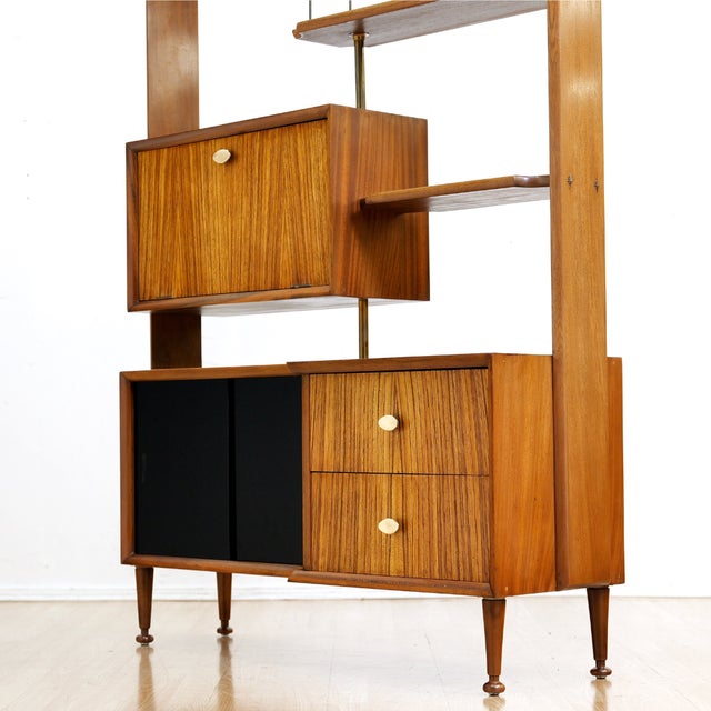 Mid Century Room Divider Bookcase For Sale - Image 10 of 10