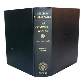 Vintage William Shakespeare Complete Works Oxford Book For Sale