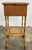 English Antique Scorched Bamboo Sewing Table For Sale - Image 3 of 12
