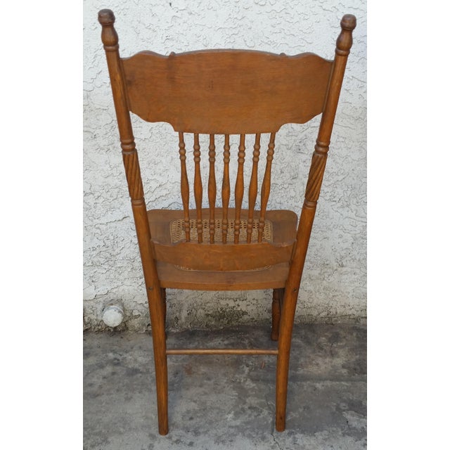 Victorian Larkin 1 Dining Double Pressed Back Chairs Set of 6 Chairish