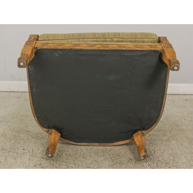 Large Italian Extra Wide Seat Designer Chair For Sale - Image 12 of 13