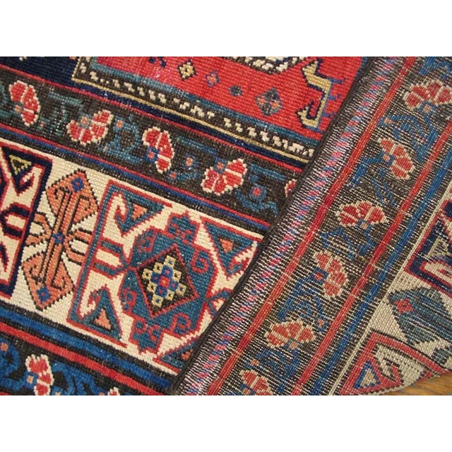 Late 19th Century Antique Caucasian Rug For Sale - Image 5 of 5