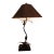 1980s Maitland Smith Style Monkey on Palm Lamps For Sale