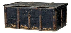 Mid-19th Century Scandinavian Painted Pine Chest, 1840s