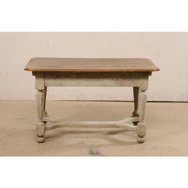 Baroque 17th Century Swedish Period Baroque Carved Wood Table For Sale - Image 3 of 11