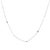 An iconic and timeless fine jewelry staple, this elegant "Diamonds by the Yard" station necklace is finely crafted in...
