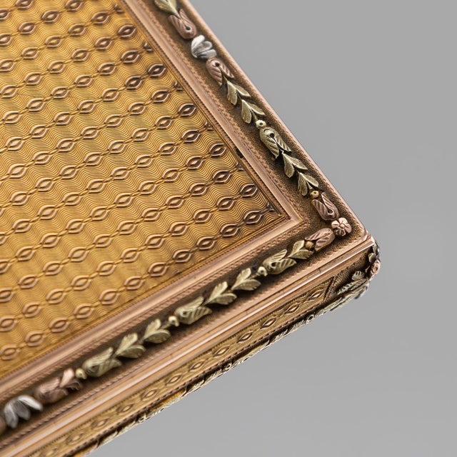 Antique German 3-Colour Gold Snuff Box, Hanau, 1850s For Sale - Image 14 of 18