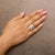 Early 21st Century .925 Sterling Silver 2.00 Cttw Round-Cut Diamond Overlapping Bypass Band Ring (I-J Color, I2-I3 Clarity) - Ring - Size 9 For Sale - Image 5 of 6