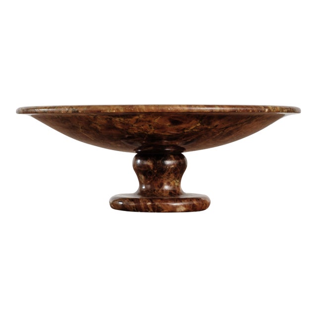 Vintage Italian Marble Cake/Fruit Stand For Sale