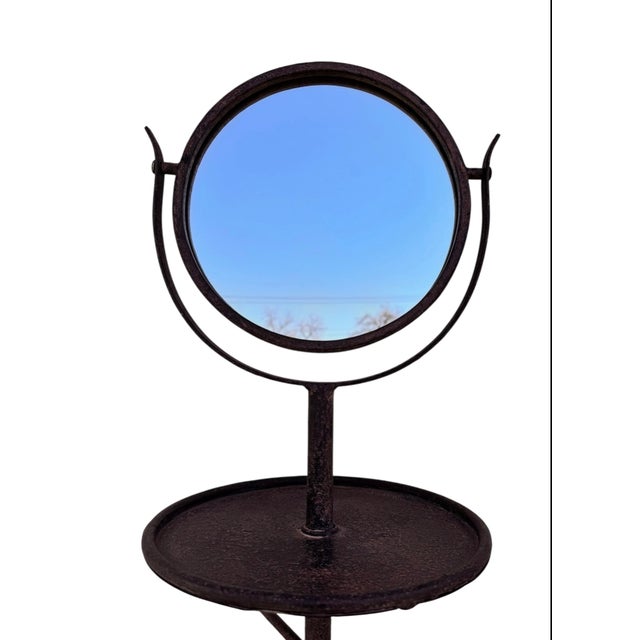 Black Early 2000s Industrial Iron Floor Vanity For Sale - Image 8 of 14