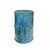 Ceramic Vintage Distressed Marks Turquoise Green Lotus Fishes Ceramic Holder For Sale - Image 7 of 14