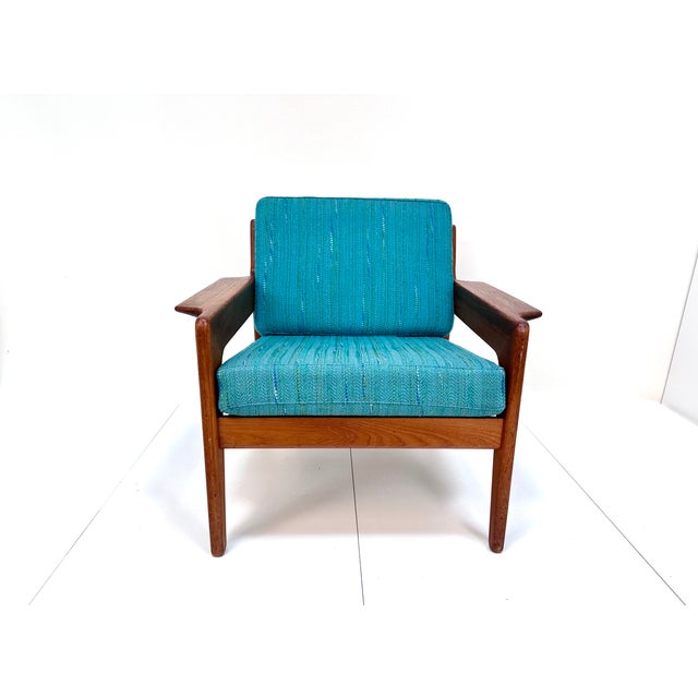 Danish Modern Lounge Easy Chair in Teak by Arne Wahl Iversen for Komfort, 1960s For Sale - Image 18 of 18