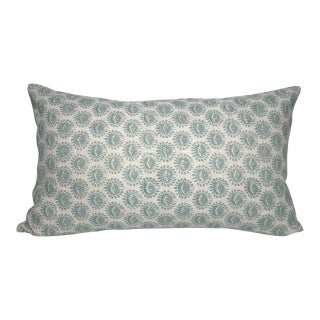 Lyon Linen Pillow Cover in Celadon, 12x20 Pillow For Sale