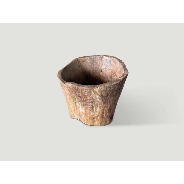 "Beautiful Wabi Sabi container. Perfect for plants, towels, firewood etc. Both usable and sculptural. The interior hole as...