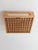 Metal Swedish Pine and Textile Flush Mount by Alda, 1970s For Sale - Image 7 of 15