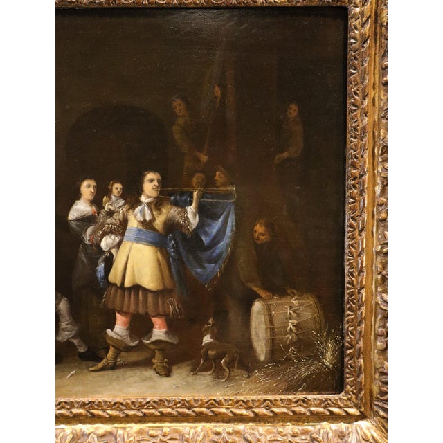 Anthony Palamedesz, Palamedesz Guardhouse, 1630, Oil on Board For Sale - Image 10 of 15