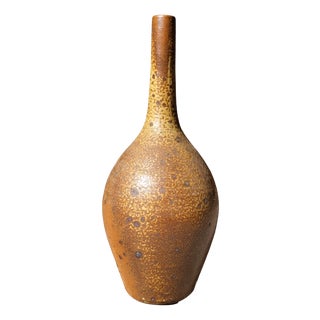 Pyrite Stoneware Vase by Michel Dumont for Puisaye, 1970s For Sale