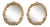 Art Deco to Art Nouveau or Hollywood Regency Gilded Resin Mirrors Anthemion Foliate Design Style of Serge Roche, a Pair For Sale