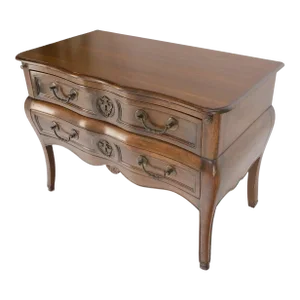 Two Drawers Spanish Colonial Heavy Solid Wood Planks Construction Chest Dresser