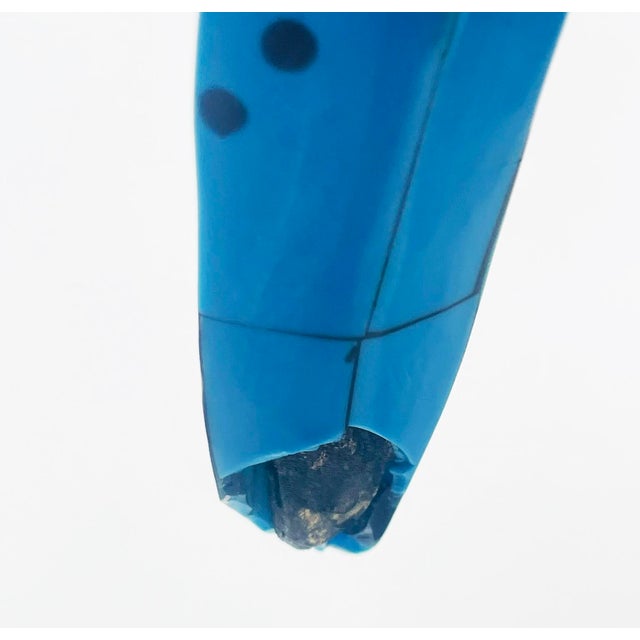 1960s Los Fajardo Silver-Plated Pitcher With Blue Stone Inlaid Parrot Handle, Mexico For Sale - Image 16 of 17