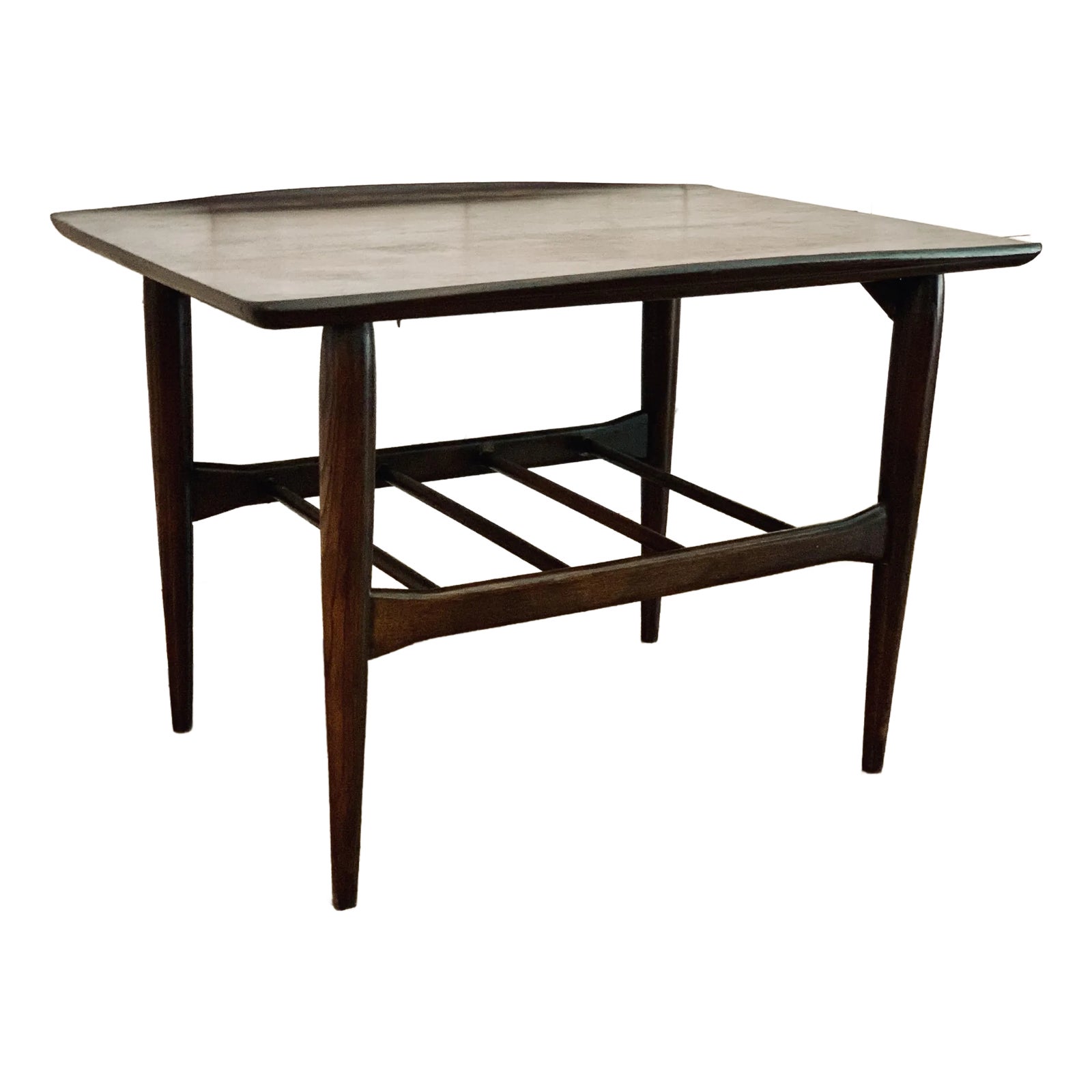 Vintage 1960s 'Surfboard' Mid-Century Danish Style Bassett