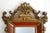 Maitland - Smith Beveled Wall Mirror With Candle Holders Faux Shagreen Red Porcelain & Brass Ormolu For Sale - Image 4 of 12