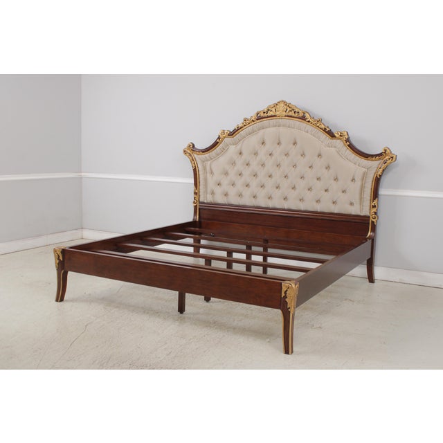 French Maitland Smith 89-1305 Elliot King Size Bed For Sale - Image 3 of 18