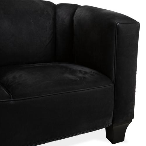 Animal Skin Black Leather 2-Seater Sofas from Wittmann, Set of 2 For Sale - Image 7 of 12