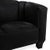 Animal Skin Black Leather 2-Seater Sofas from Wittmann, Set of 2 For Sale - Image 7 of 12