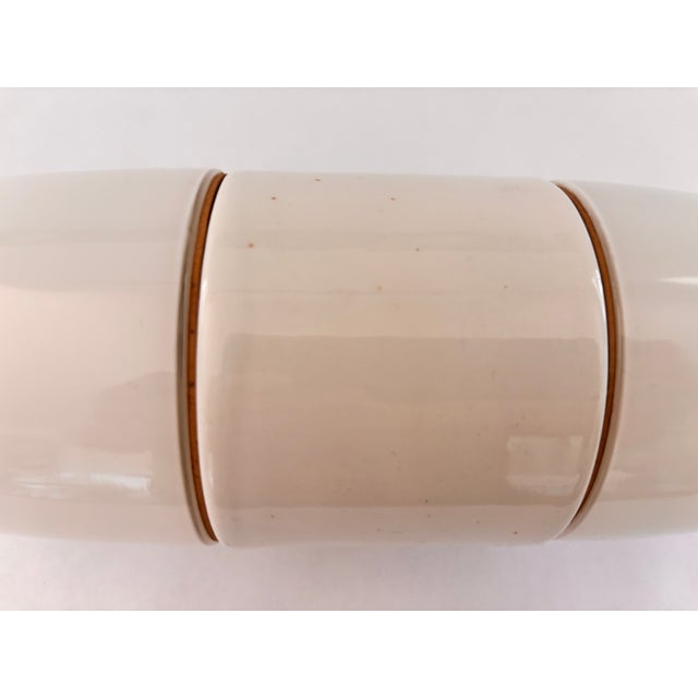 Wilhelm Wagenfeld Ceramic Model 6078 Sconce by Wilhelm Wagenfeld for Lindner, 1958 For Sale - Image 4 of 11