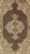 Traditional Chocolate Background Vintage Turkish Oushak Rug With Floral Medallion in Cream For Sale - Image 3 of 6