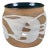 Stoneware Table Planter with White Glaze For Sale