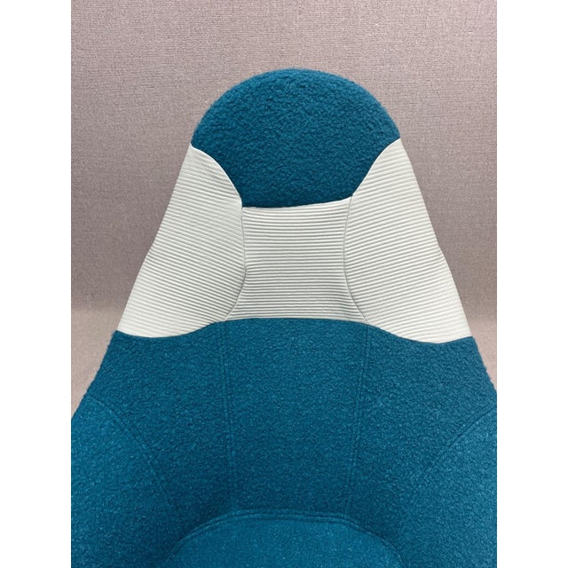 Blue Set of Hal Lounge Chair and Ottoman by Marc Sadler for Cassina, 1990s For Sale - Image 8 of 18