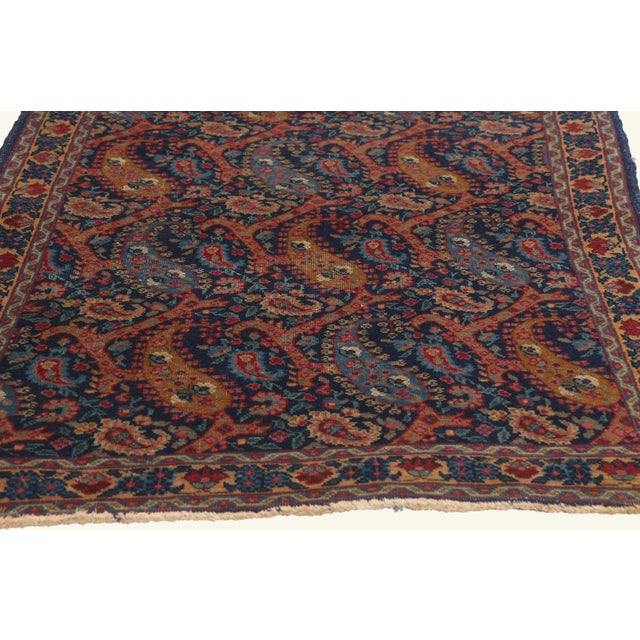 Late 19th Century Persian Tabriz Rug, 02'11 X 04'05 For Sale - Image 4 of 10
