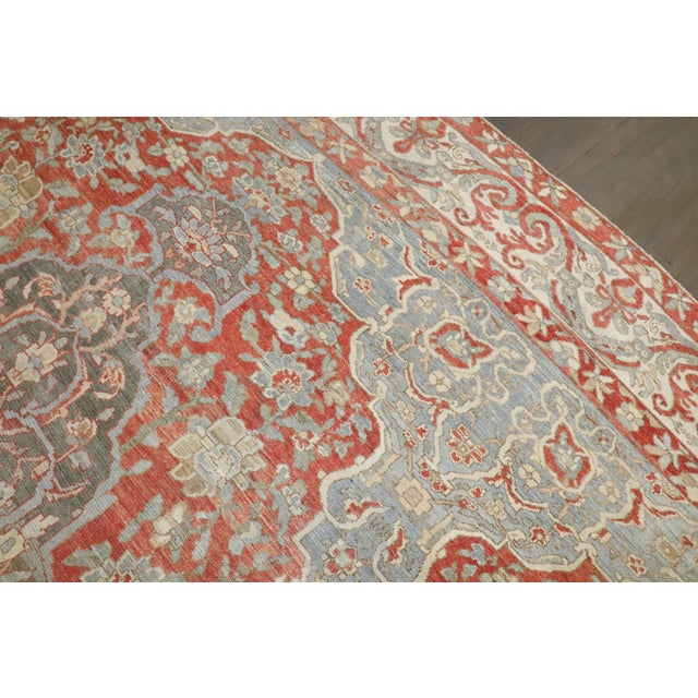 Zabihi Collection Large Scale Persian Antique Bakhtiari Rug For Sale - Image 10 of 12