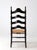 Vintage Hitchcock Style Ladder Back Chair With Rush Seat For Sale - Image 10 of 15
