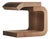 Platane Modular Side Table in Plane Tree Wood by Mono Editions For Sale