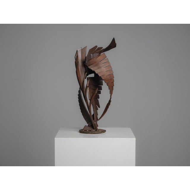 CH, Abstract Constructivist Iron Sculpture, 1960s, Iron For Sale - Image 11 of 11