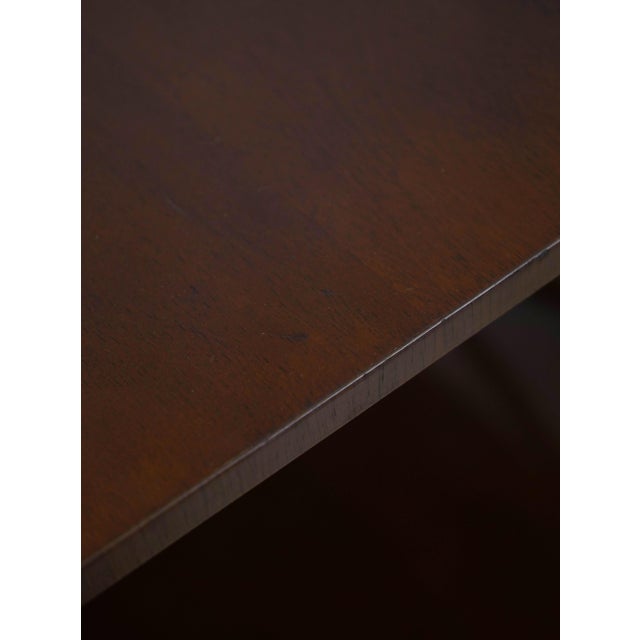Baker Mahogany 1 Drawer Library End Table For Sale - Image 10 of 18