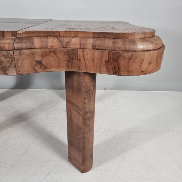 Art Deco Wood Table, 1940s For Sale - Image 3 of 14