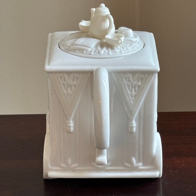 Vintage Lenox Tea Cart Porcelain Teapot For Sale In Baltimore - Image 6 of 17