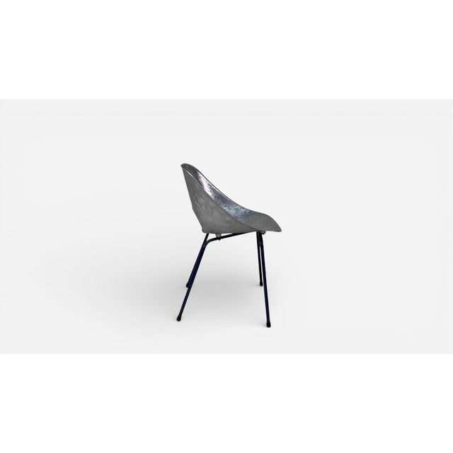 Silver 1950s Tulipe Chair by Pierre Guariche for Steiner For Sale - Image 8 of 13