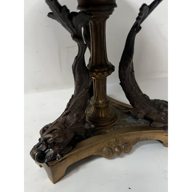 Bronze and Sea-Green Marble Trinket Tray, 1800s For Sale - Image 4 of 13