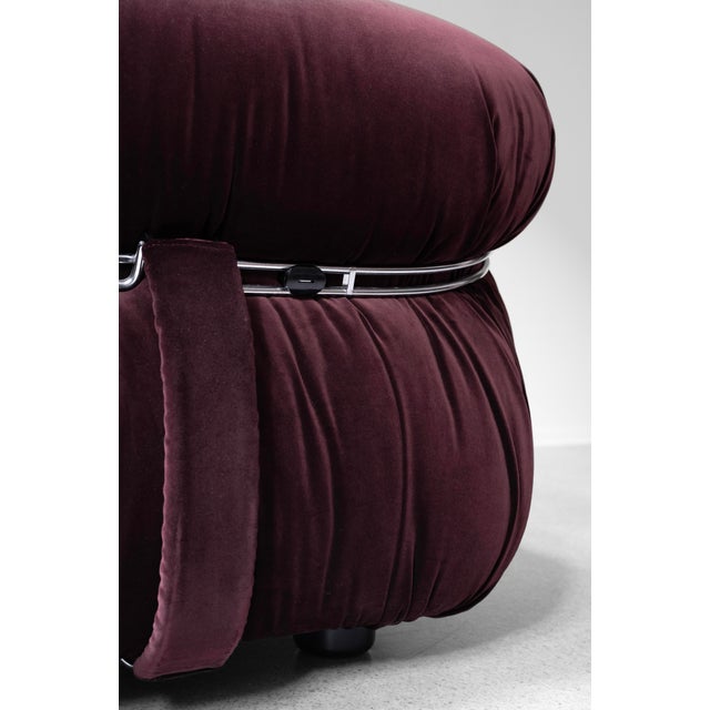 Cassina Vintage Soriana Lounge Chair by Afra & Tobia Scarpa for Cassina, 1970s For Sale - Image 4 of 13