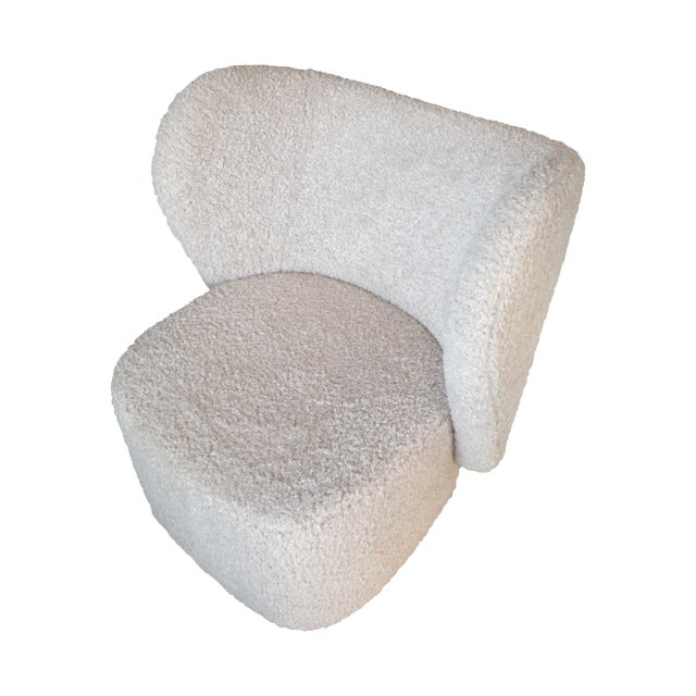 2020s Galle Tan Boucle Angelic Chair For Sale - Image 5 of 5