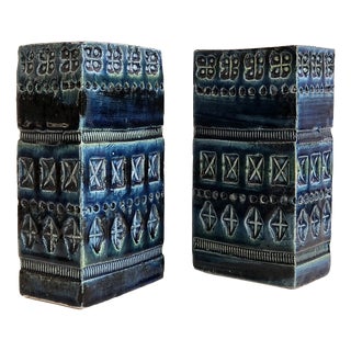 Mod. 727/15 Couple Vases by Aldo Londi for Bitossi, 1960s, Set of 2 For Sale