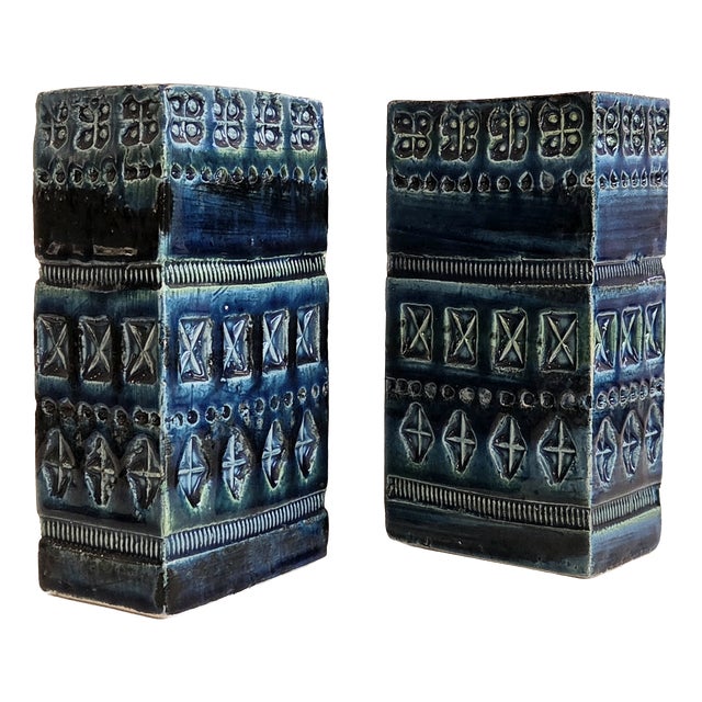 Mod. 727/15 Couple Vases by Aldo Londi for Bitossi, 1960s, Set of 2 For Sale