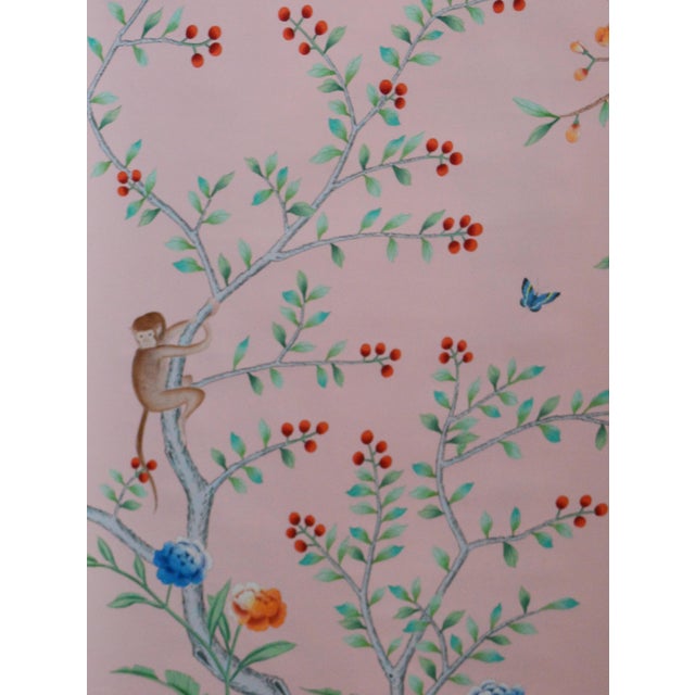If you love the look of De Gournay wallpaper but not the price, this is for you. Chinoiserie Tropical Hand-Painted...